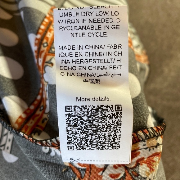 Boho Patchwork Resort Style Dress Mixed Print Polka Dot & Geometric Dress - Picture 4 of 5